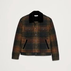 BANANA REPUBLIC
PLAID BOUCLÉ TRUCKER JACKET
